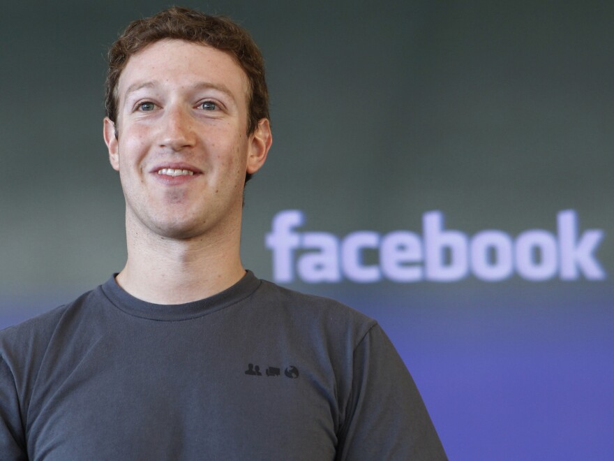 <strong>Why Is Facebook CEO Mark Zuckerberg Smiling?</strong> Maybe because someone might be willing to pay $100 to send him a message.