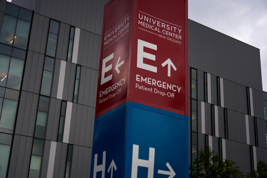 University Medical Center, New Orleans, Louisiana. April 7, 2020.