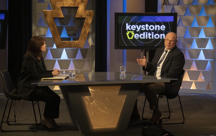 Retired Lackawanna College football coach Mark Duda speaks with Keystone Edition host Julie Sidoni. The show will air Monday at 7 p.m. on WVIA-TV.