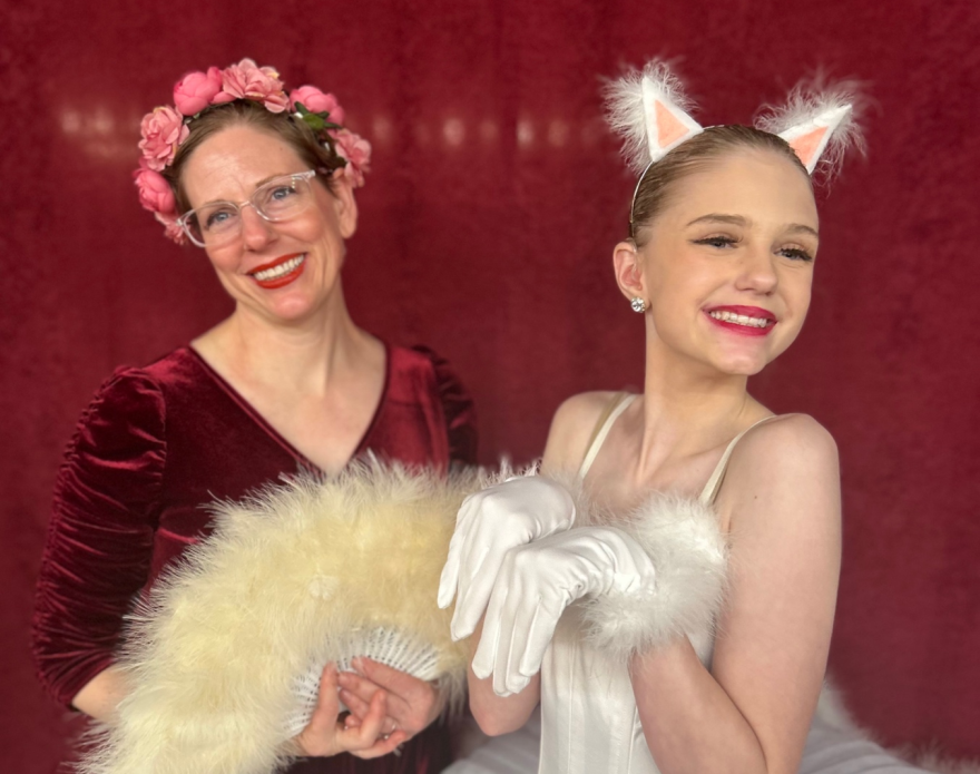 Beth and daughter shared the stage in Sleeping Beauty Ballet in February 2025.