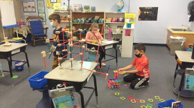 Kids at Lake Placid Elementary in Lake Placid, NY.