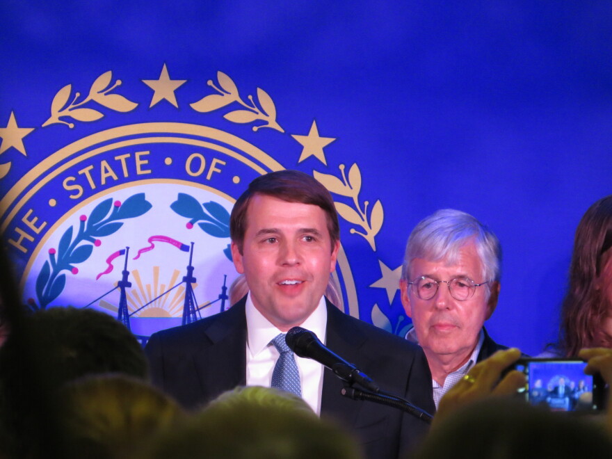 1st District Congressman Chris Pappas, a Democrat, won a fourth straight term on Nov. 5, 2024. Pappas delivered his victory speech at the Puritan Backroom, his family's restaurant in Manchester.