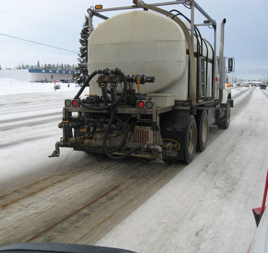 Kenai Peninsula brine truck.