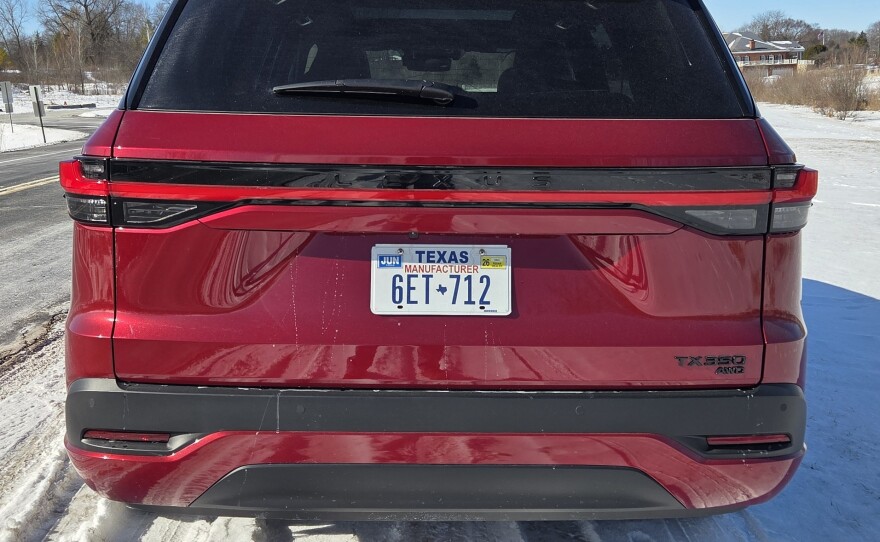 2026 Lexus TX 350 AWD rear