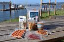 Local Ocean Seafood's 100% Fish program produces fish skin dog treats, bone broth, fish cookies, fish jerky, and fish sausages from seafood processing scraps.