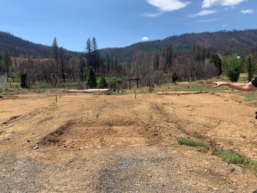 Donnell’s property in Greenville one year after the Dixie Fire went through the community.