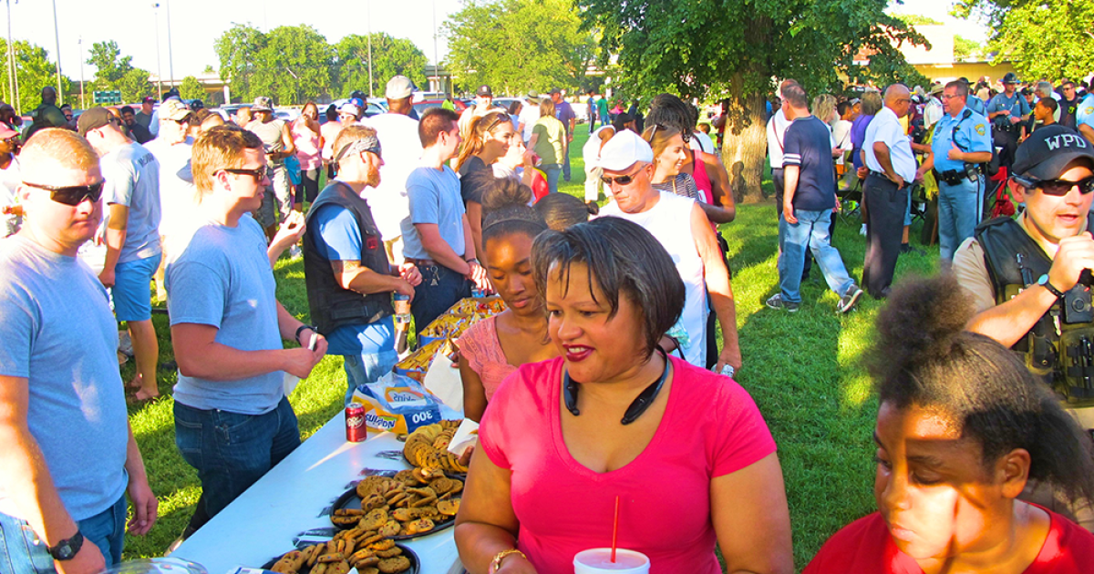 A Community Together: The Sights And Sounds Of The First Steps Cookout |  KMUW