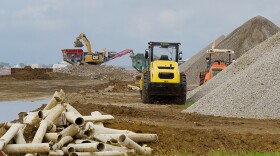 Work on the new multi-million dollar runway project is underway at the Indianapolis International Airport.