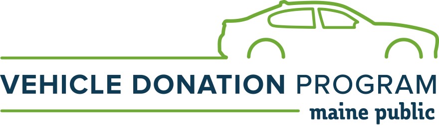 Maine Public's vehicle donation program logo