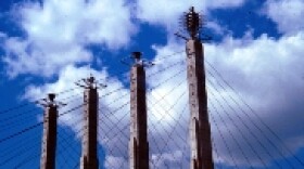 Sky Stations, designed by artist R.M. Fischer under Kansas City?s One-Percent-For-Art program.