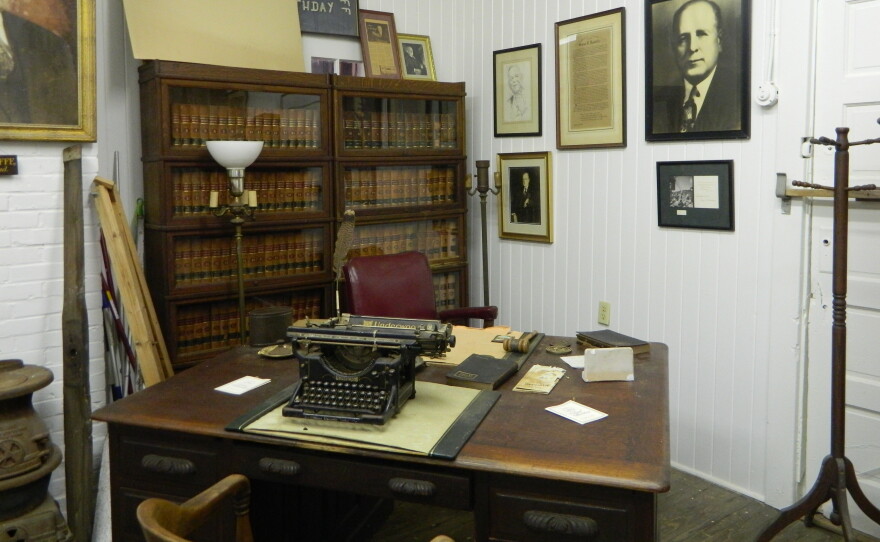 Senator George L. Radcliffe's study.