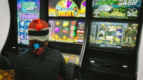 Games that allow people to bet money and win cash have popped up around the state, including in this Richmond corner store. Manufacturers say they’re games of skill, not chance. (Ned Oliver/Virginia Mercury)
