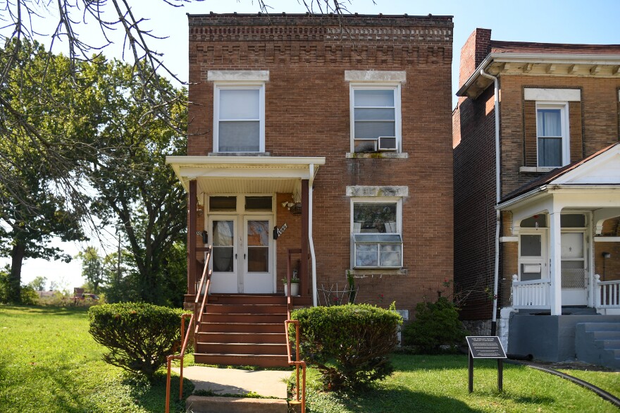 The Shelley House in St. Louis, Mo., was at the center of a landmark 1948 U.S. Supreme Court ruling that racial covenants were unenforceable. <strong></strong>