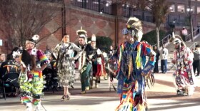 Dancers in native outfits