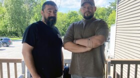 Juan Guevera, left, is the owner of the Mexican restaurant Rio Tomatlán in Canandaigua. At right is Julio Pabon, one of the organizers of Latin Fest in the city of Canandaigua.