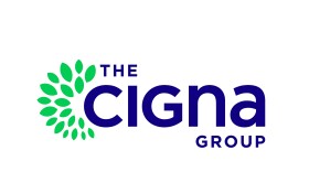 The Cigna Group logo.