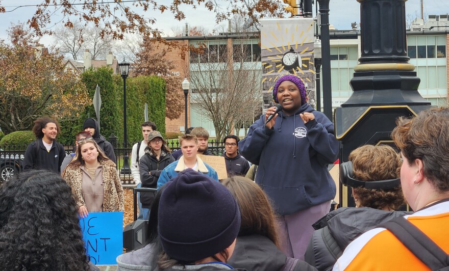 Junior Ciara Williams said she worries that Wilkes will increase tuition to balance the budget.