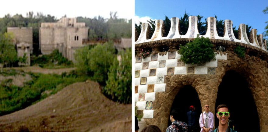 A 2010 image of Cementland; a Gaudi "castle"