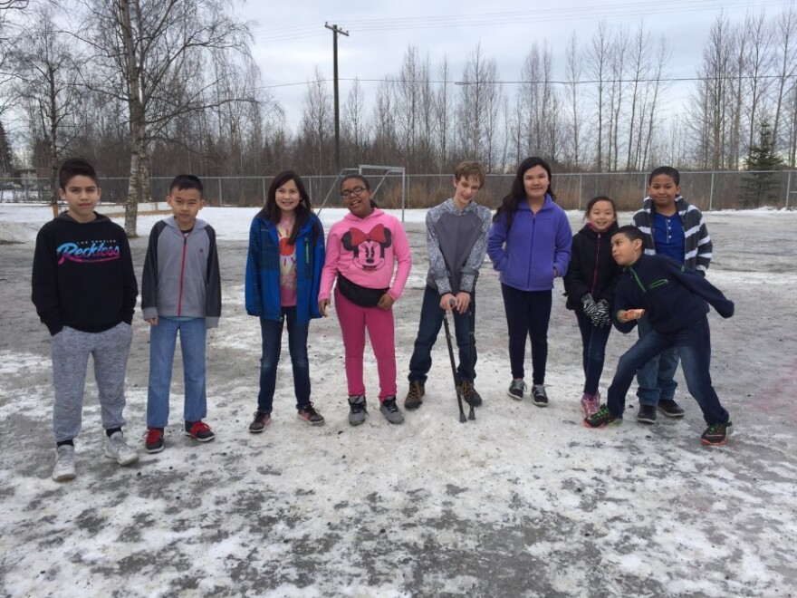 Ms. Becker’s fifth grade class. (Hillman/KSKA)