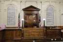 A courtroom at the Cherokee County Courthouse in Murphy, N.C.