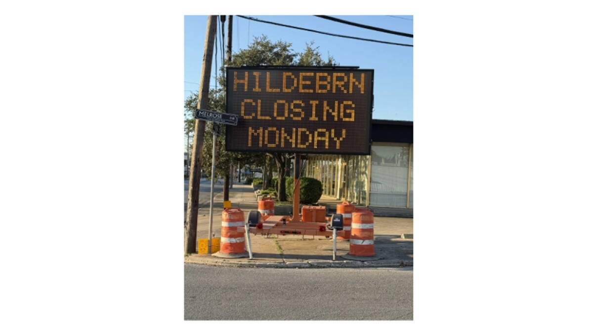 Hildebrand closures north of downtown San Antonio are underway