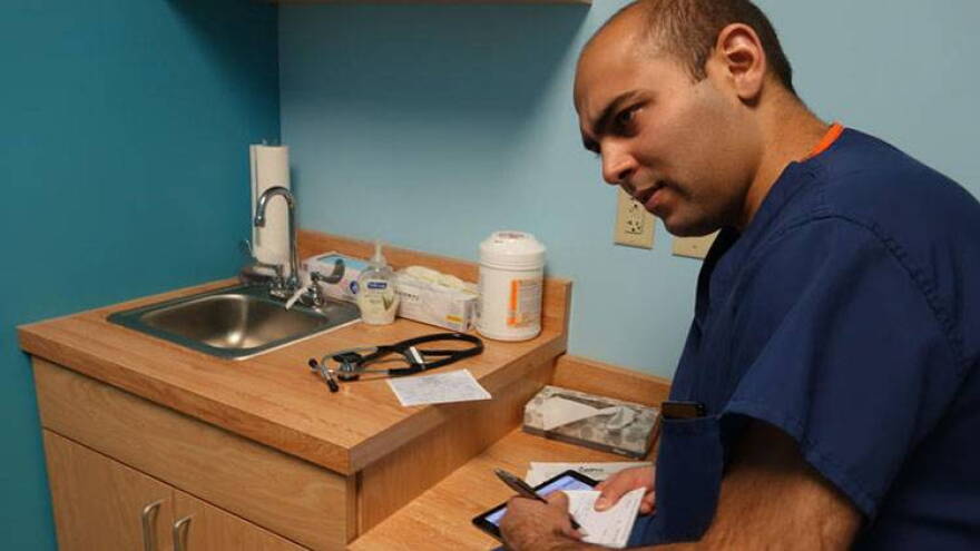 Dr. Jay Joshi's patients uses telemedicine to compliment patients' opioid addiction treatment.