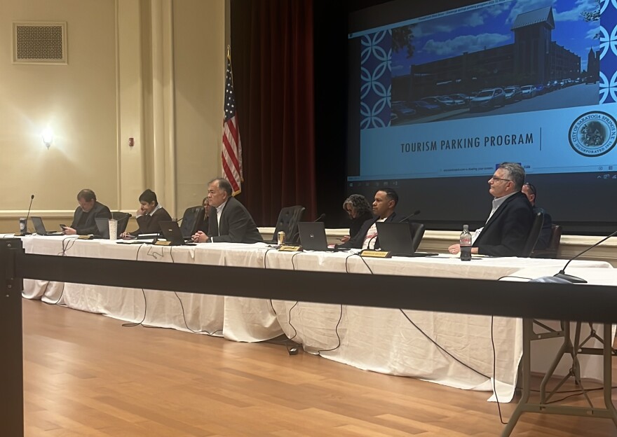 Saratoga Springs City Councilors at the final regular meeting of 2023
