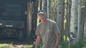 Tom Clyde’s happy place is on his 800 acre ranch in Woodland high in the Uintas. His family has owned it for generations.