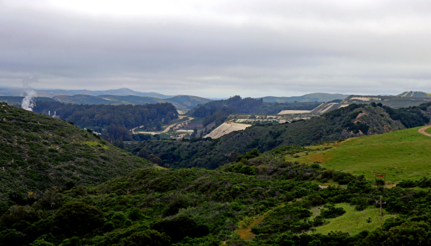 The southern hills of the White Cliffs in Lompoc, CA.