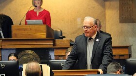Sen. Jim Buck (R-Kokomo) was one of the senators who spoke against HB 1004. He said the unknown consequences of the measure "scares the bejeezus out of me."