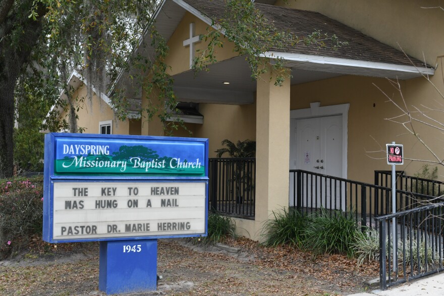 The Alachua County NAACP and Visionaires Inc. hosted a community meeting at Dayspring Missionary Baptist Church on Monday to discuss the possible closure of several east Gainesville schools.