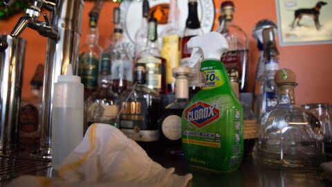 Hairless Hare Brewery in Vandalia, Ohio, before Gov. Mike DeWine ordered a mandatory shutdown of all bars and restaurants starting at 9 p.m. on Sunday.