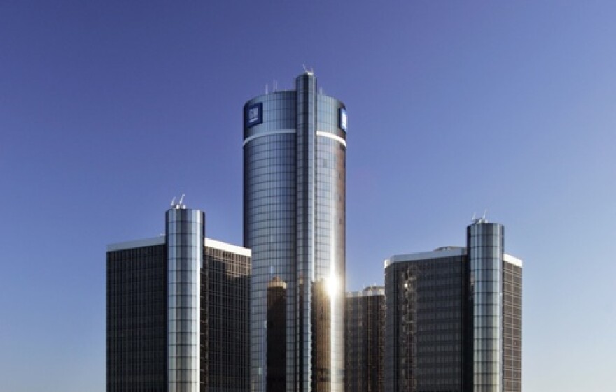 GM Renaissance Center in Detroit.