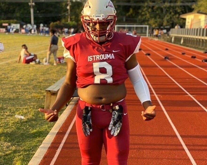 Roddrick Cook, who died last April, played football for Istrouma High School in Baton Rouge and dreamed of the NFL.