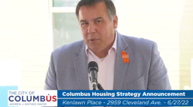 Columbus Mayor Andre Ginther announced a new housing strategy for Columbus on June 27, 2022. 