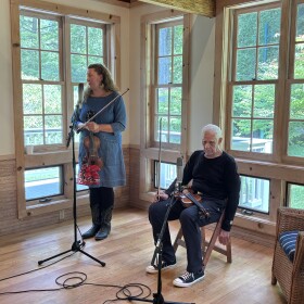 Fiddlers John and Ida Mae Specker join The Fabulous 413 for a special broadcast for Tanglewood on Parade.