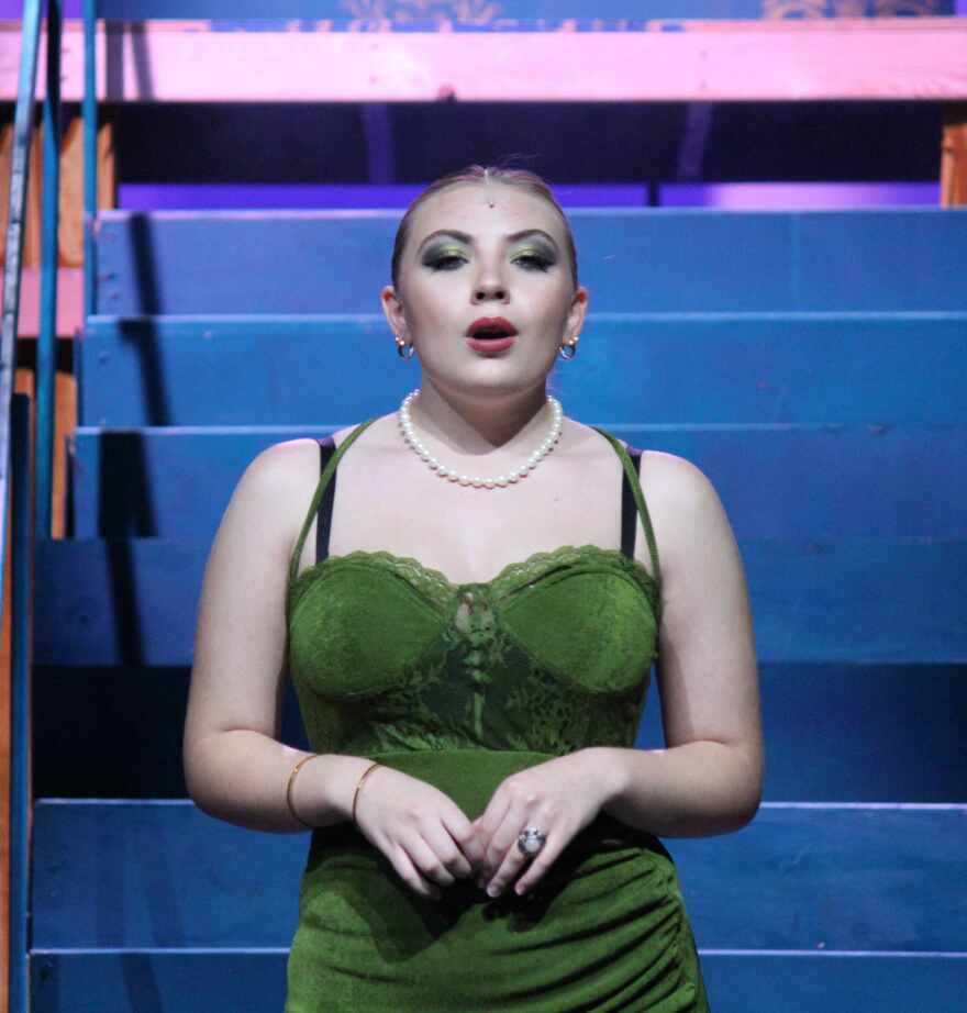 Samantha Boddicker in the role of Helene in 'Natasha, Pierre & The Great Comet of 1812.'