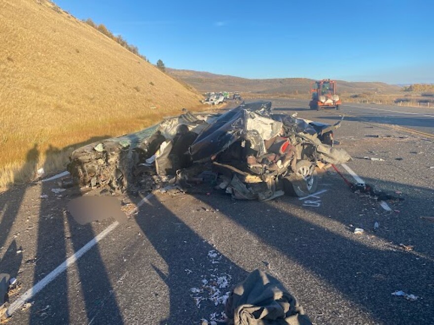 A 35-year-old woman and her 3-year-old daughter were killed in a crash on U.S. 40 Oct. 1.