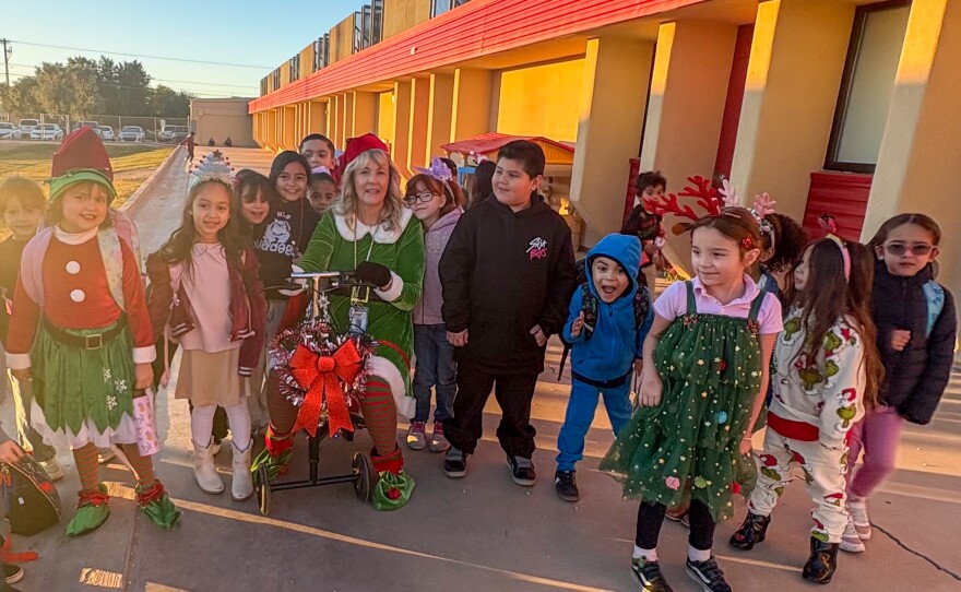 Valentin shared that the kids were especially delighted by her cycling around.