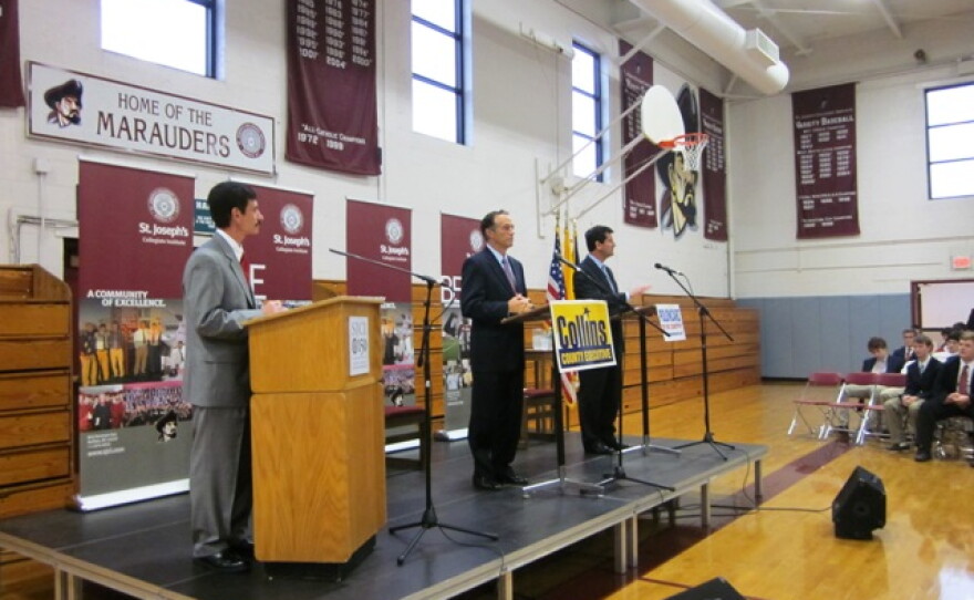 Erie County Executive candidates face off in last debate at St. Joe's High School, Kenmore, NY