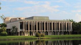 The Rush Library, Building J, houses the Bob Rauschenberg Gallery Annex.