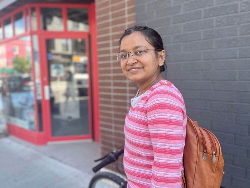 Monika Patel, originally from India, is living in Kingston on a work visa.