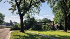 Storm Damage in Sioux Center, Iowa, June 30th, 2026, Photo from Sioux County Emergency Management
