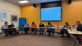 The East Lansing Public Library Board of Trustees meets to approve a new strategic plan.