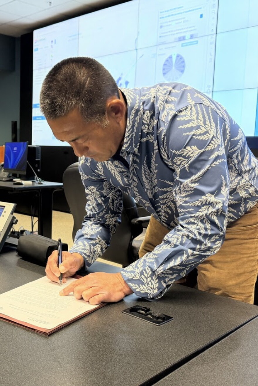 Kauaʻi County Mayor Derek Kawakami signed an Emergency Proclamation on Saturday morning in anticipation of severe weather.