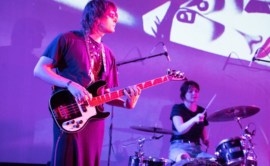 Bomb Bunny performs at IndieCraft on Friday, May 19, 2023 in Springfield, Ohio (Ruthie Herman for WYSO)