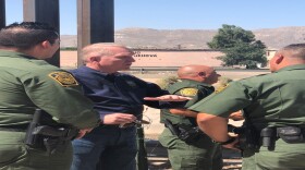 Montana Attorney General Tim Fox with members of U.S Customs and Border Protection