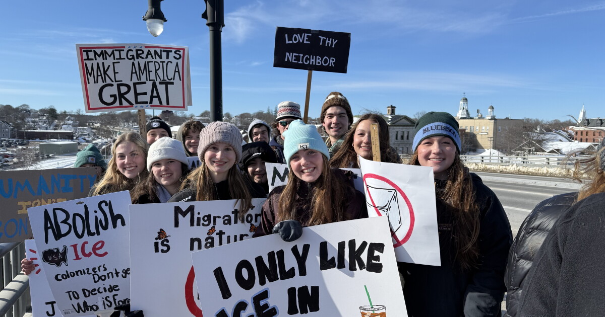 Students at 5 midcoast high schools walk out of class to protest ...