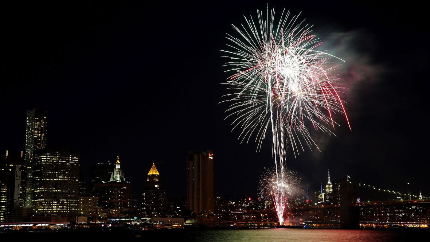 New York City's World Trade Center lights up for its first Diwali
