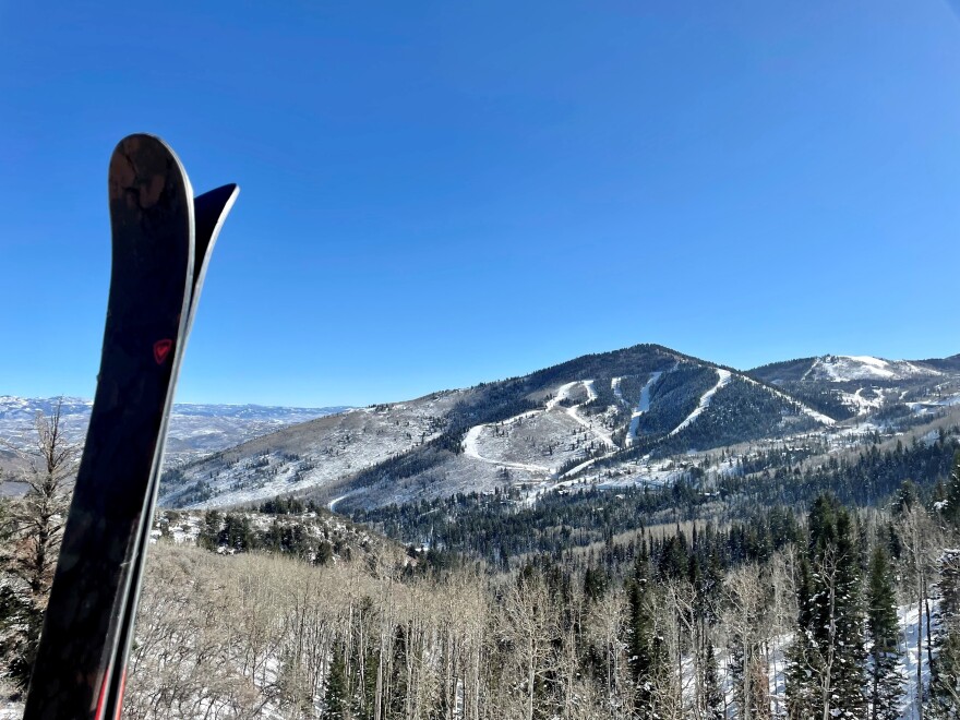 The view from the Red Pine Gondola in Canyons Village.